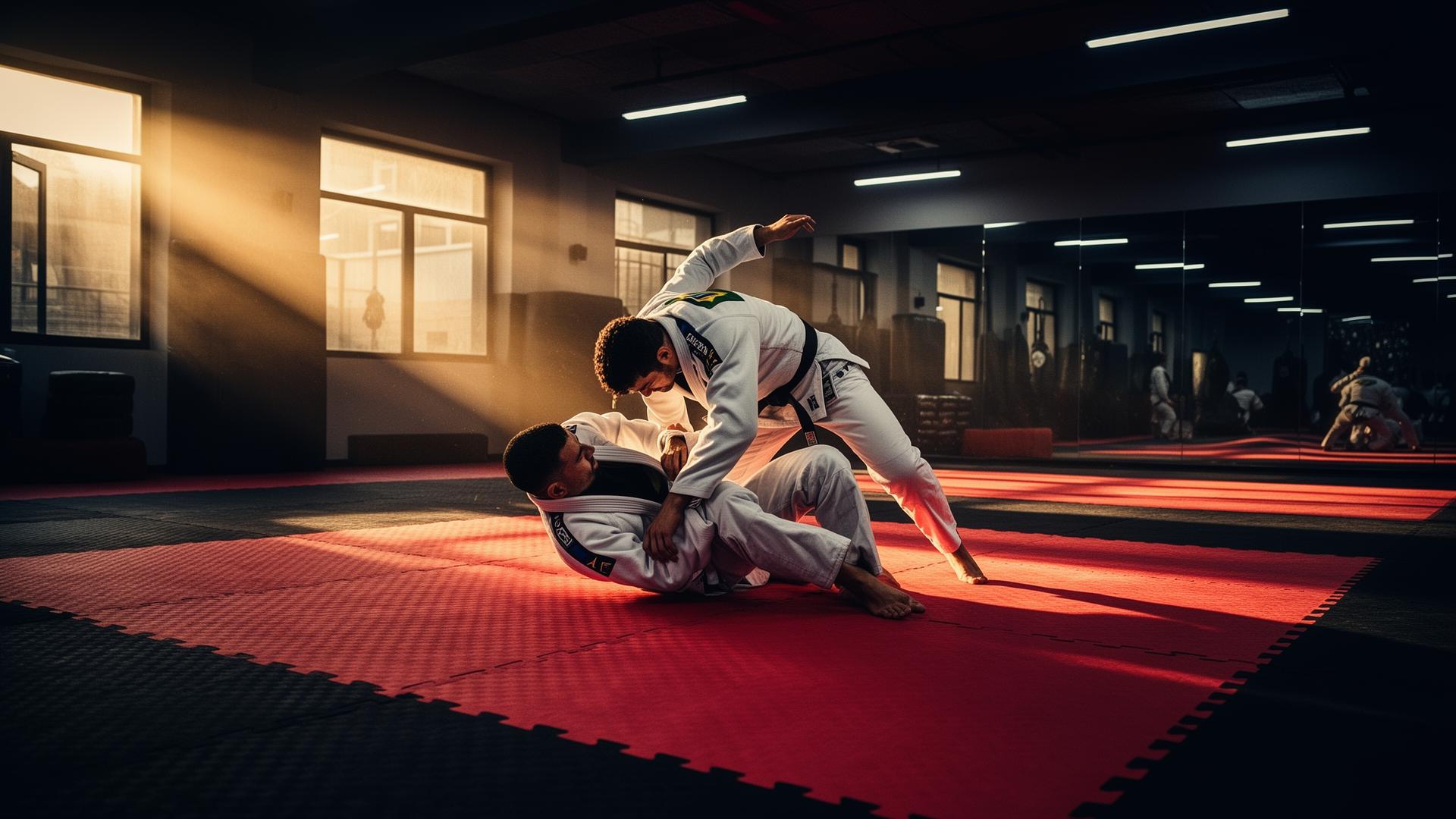 Treino de Jiu-Jitsu na Durlin Fight Gym